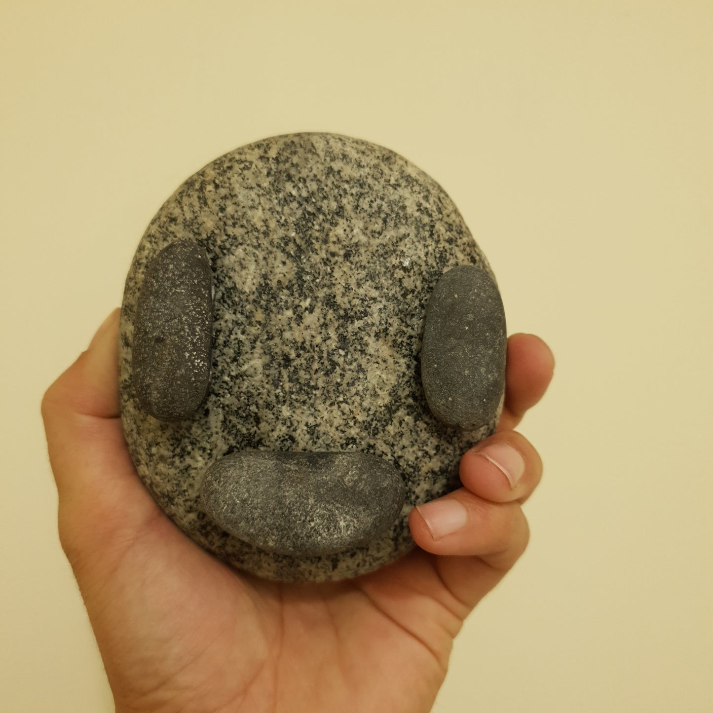 Natural Riverstone Soap Dish – Handcrafted Eco-Friendly Stone Holder from Gilgit-Baltistan