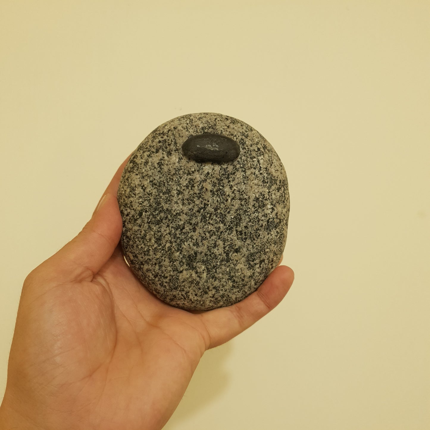 Natural Riverstone Soap Dish – Handcrafted Eco-Friendly Stone Holder from Gilgit-Baltistan