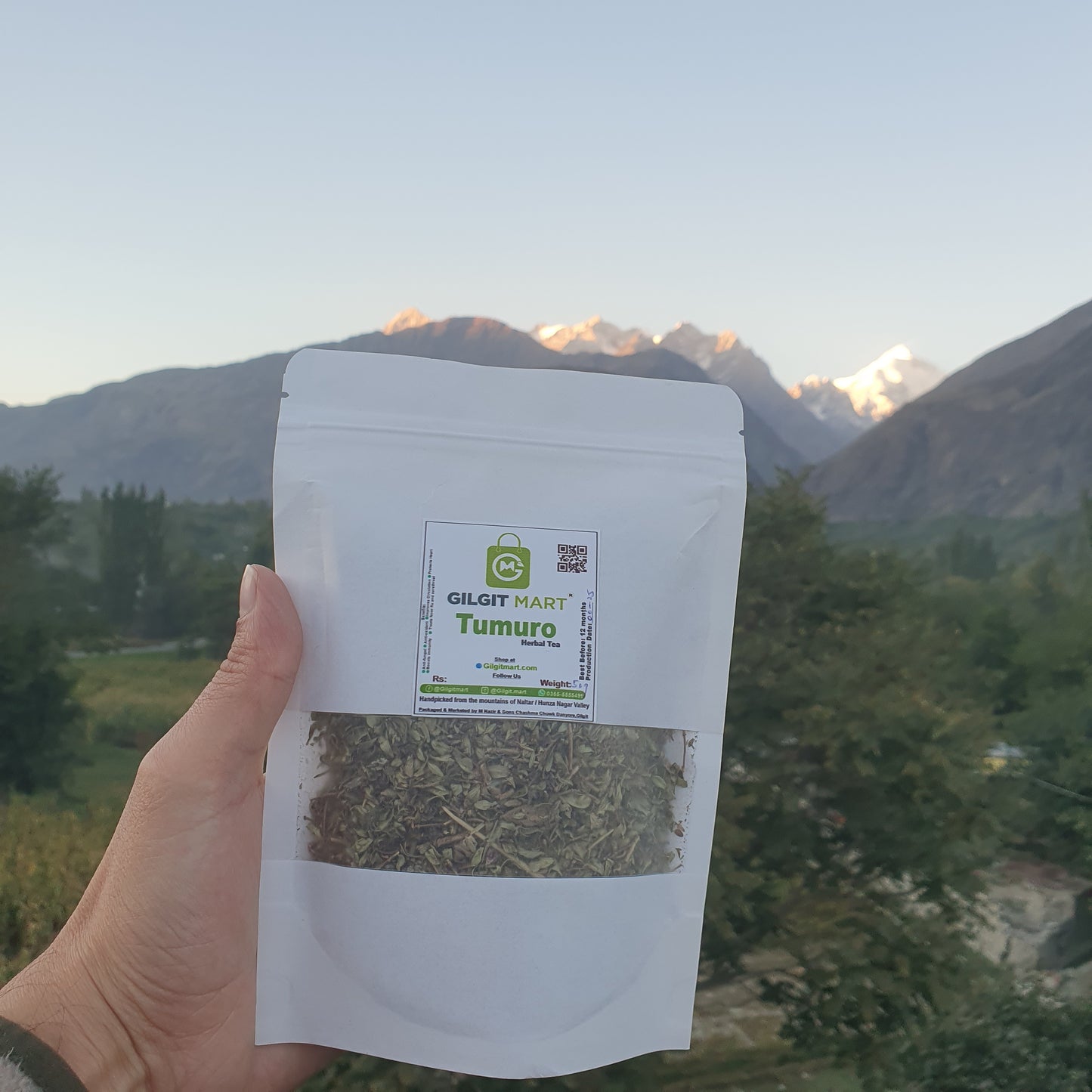 Premium Tumuro Herbal Tea (Wild Thyme) – Organic Mountain Tea from Gilgit-Baltistan | Natural Immunity Booster