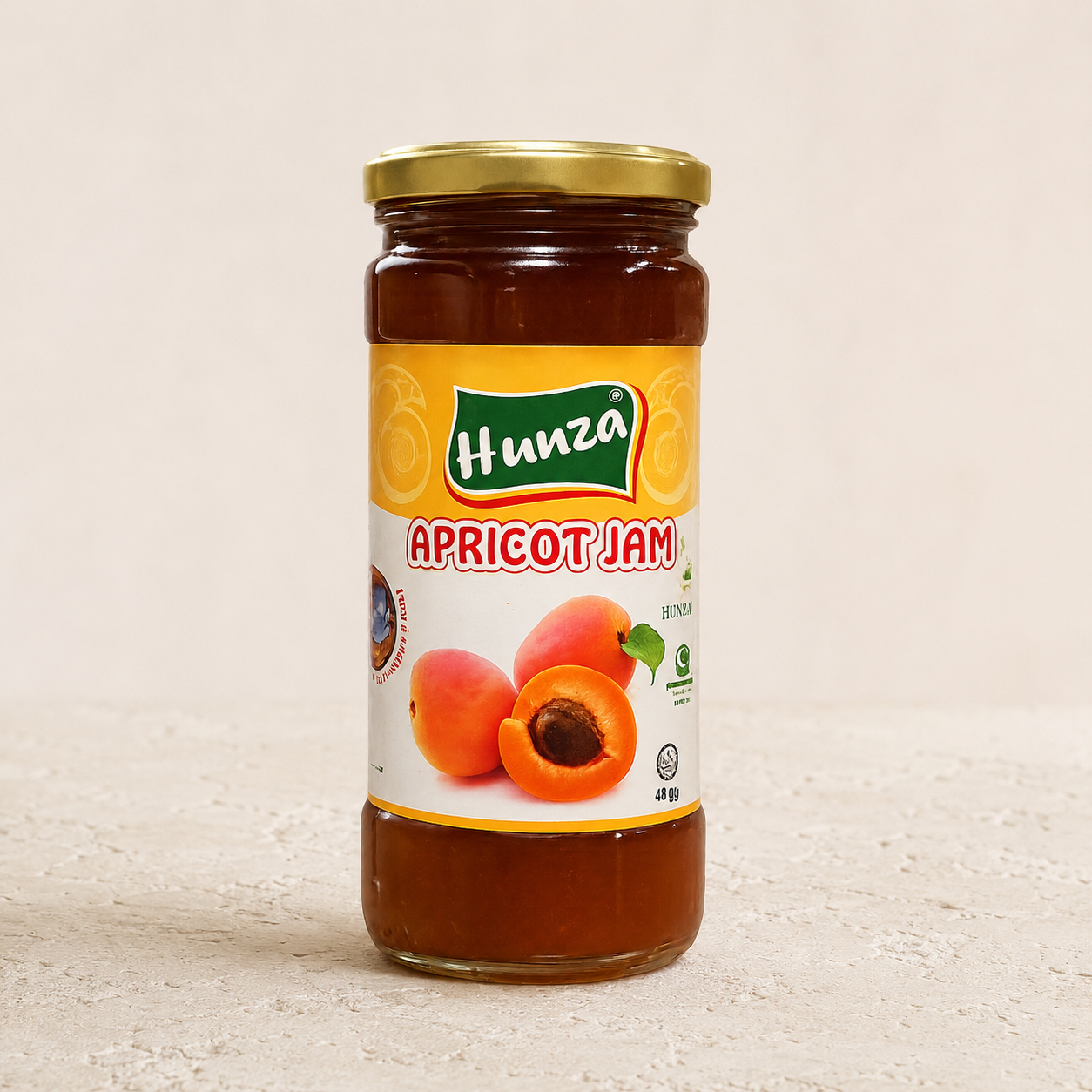 Hunza Apricot Jam — Natural Fruit Preserve, 440g