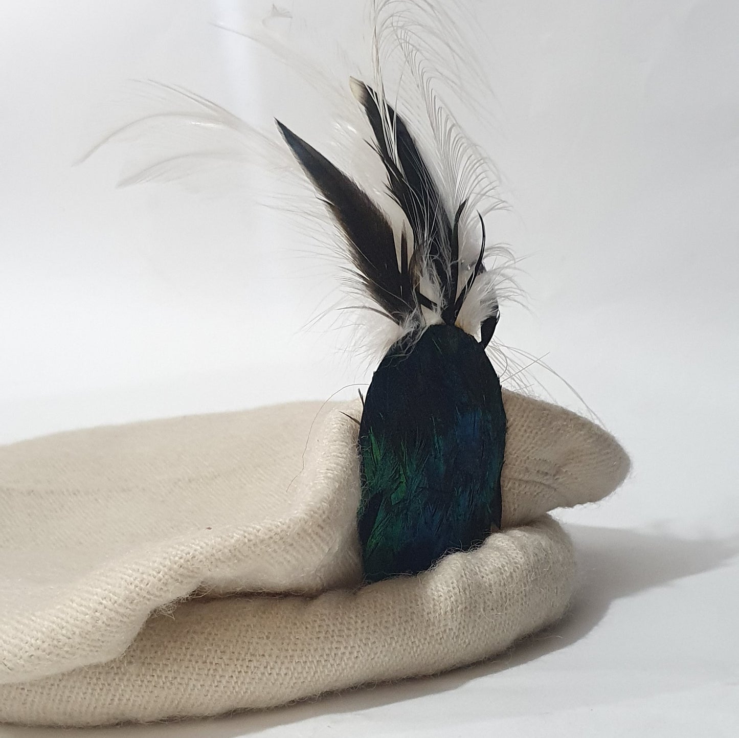 Traditional Gilgiti Cap for Men – Woolen Handmade Cap with Feather