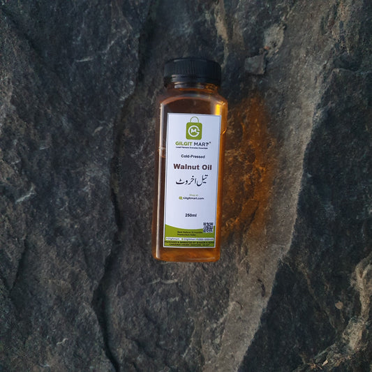 A bottle of walnut oil 