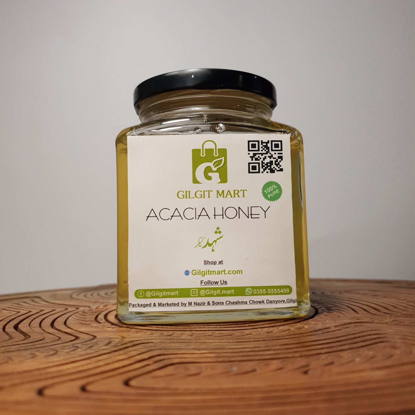 Pure Mountain Honey (Acacia) – 100% Natural from Gilgit Baltistan