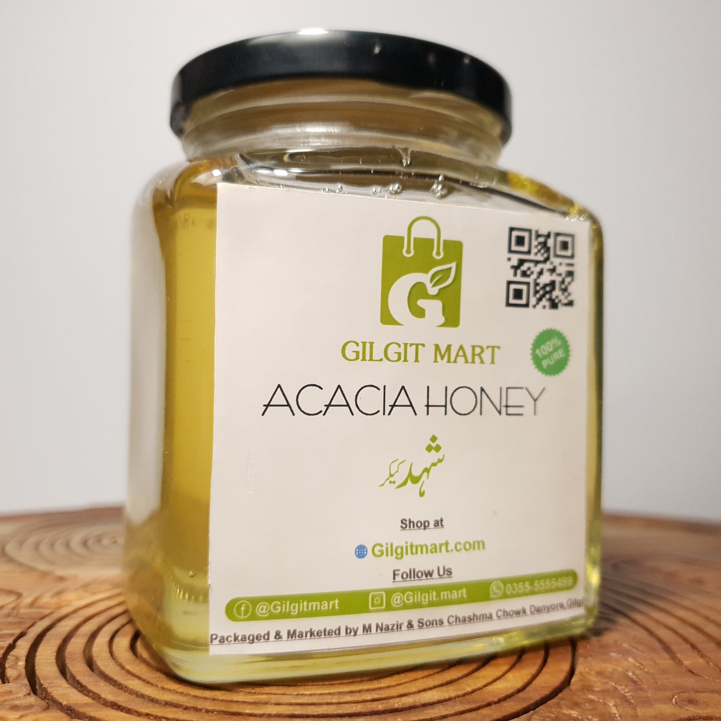 Pure Mountain Honey (Acacia) – 100% Natural from Gilgit Baltistan