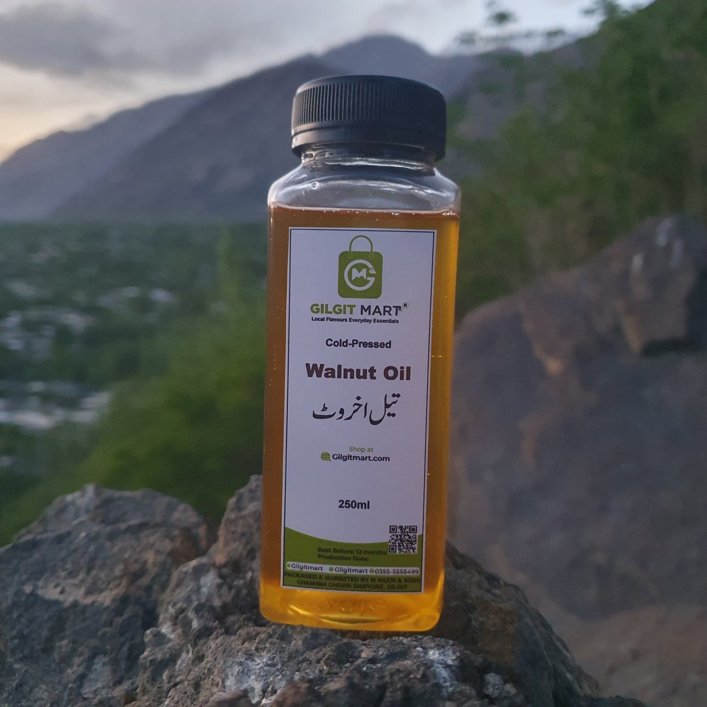 Cold Pressed Walnut Oil (Akhrot Oil) – 100% Pure